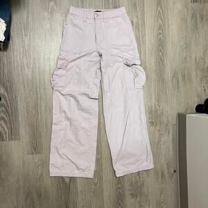Lavender light purple cargo pants